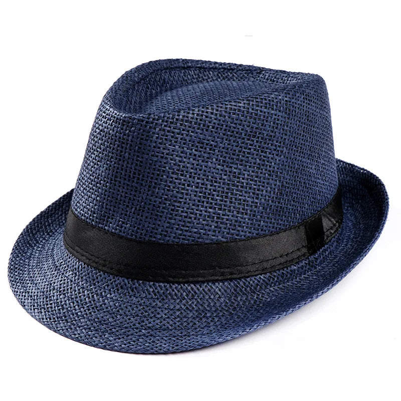 Foldable Wide Brim Straw Visor Hat with Open Top Design for Beach and Summer Travel