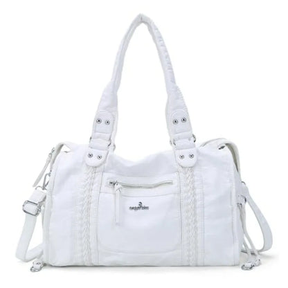 Oversized Vegan Leather Hobo Bag with Slouchy Everyday Shoulder Design