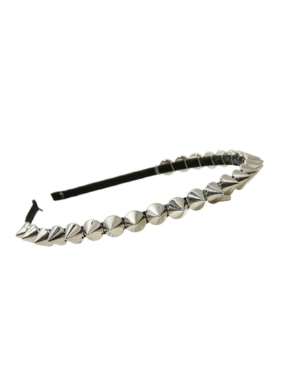 Punk Spike Headband Studded Alternative Streetwear Statement Hair Accessory