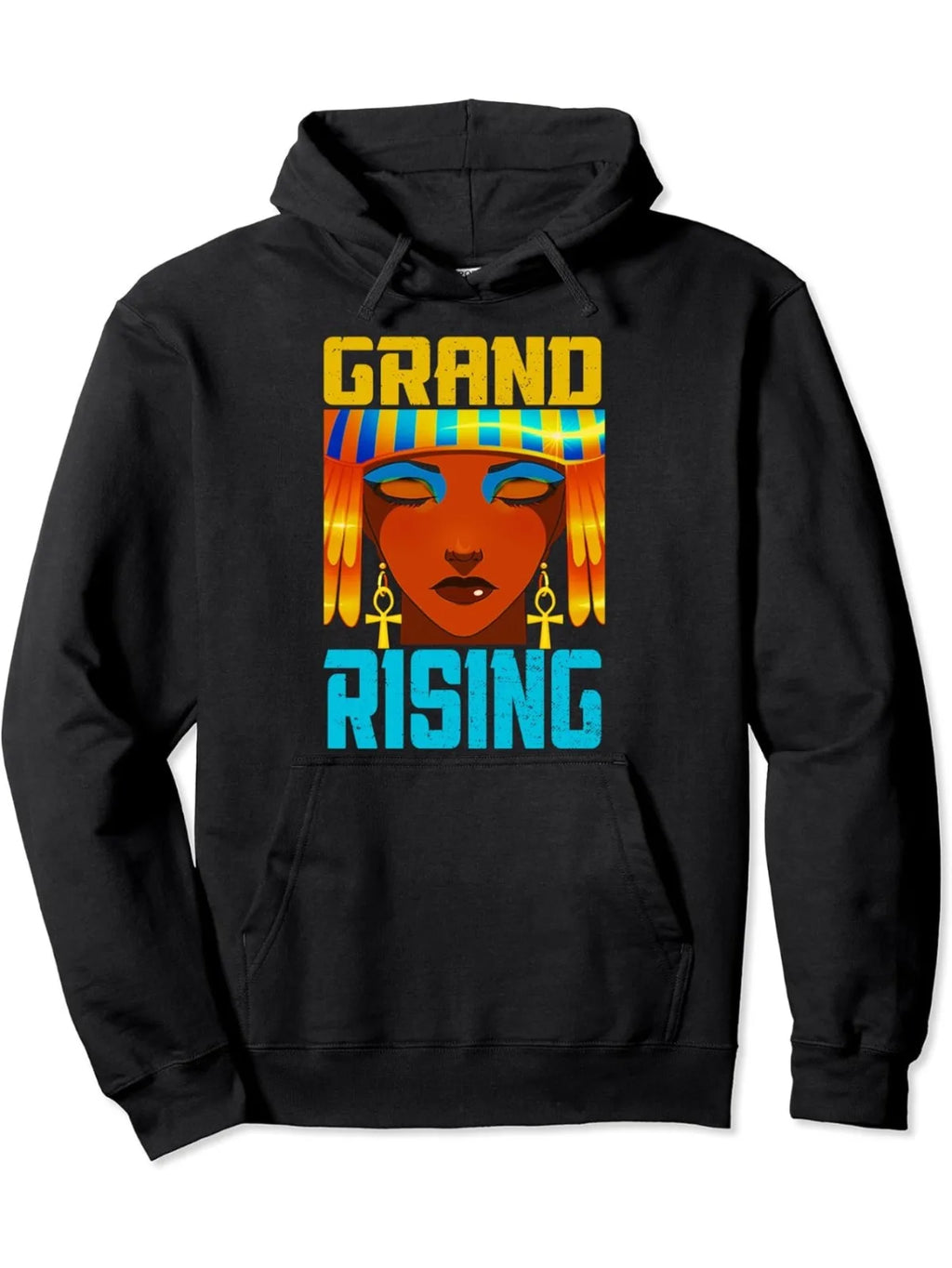 Anime-Inspired Retro Portrait Hoodie with Urban Streetwear Style