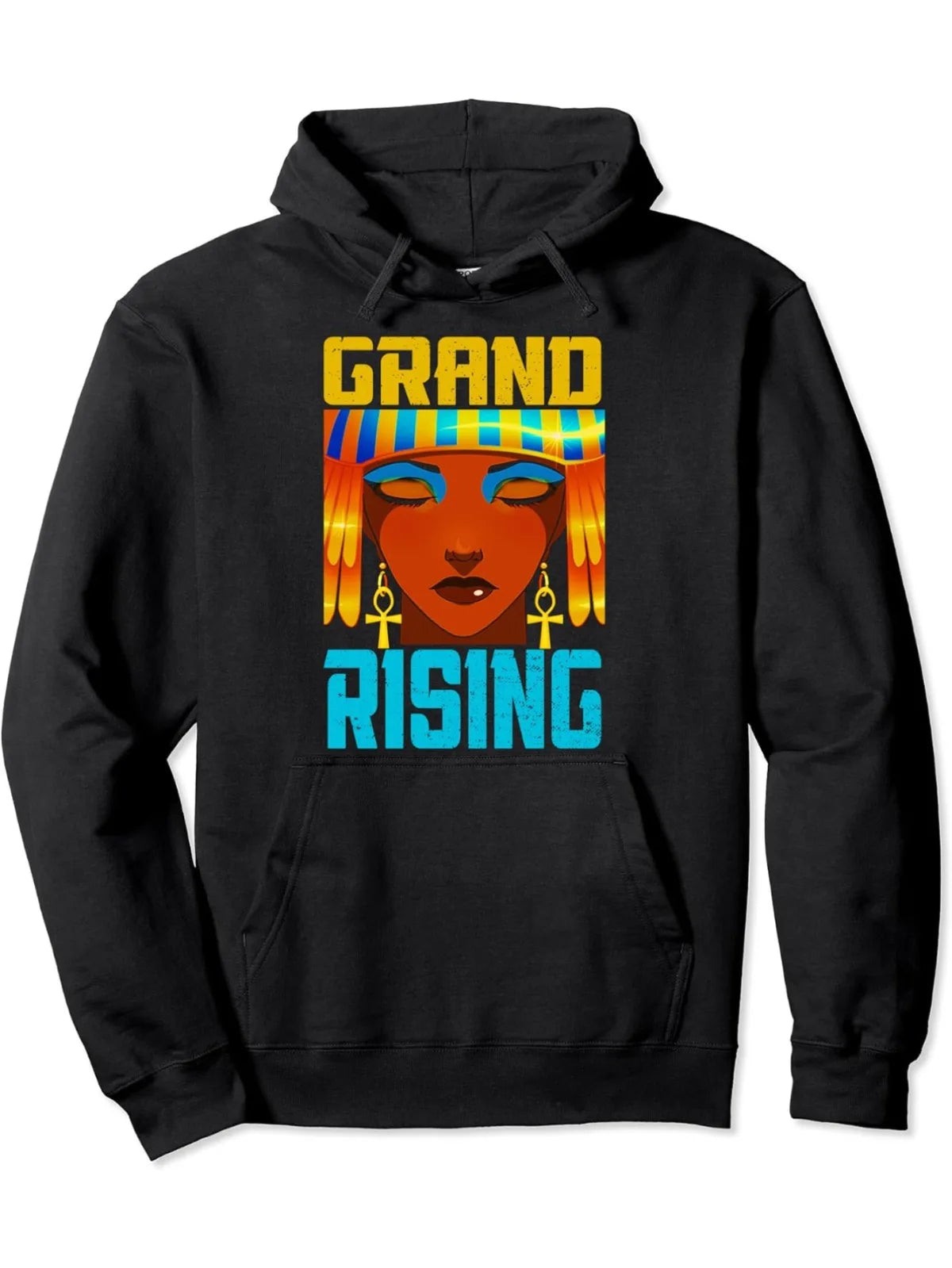 Anime-Inspired Retro Portrait Hoodie with Urban Streetwear Style