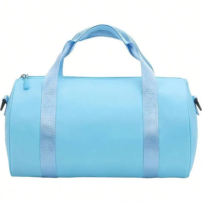Mini Barrel Duffle Bag with Adjustable Strap Lightweight Travel Carry Design