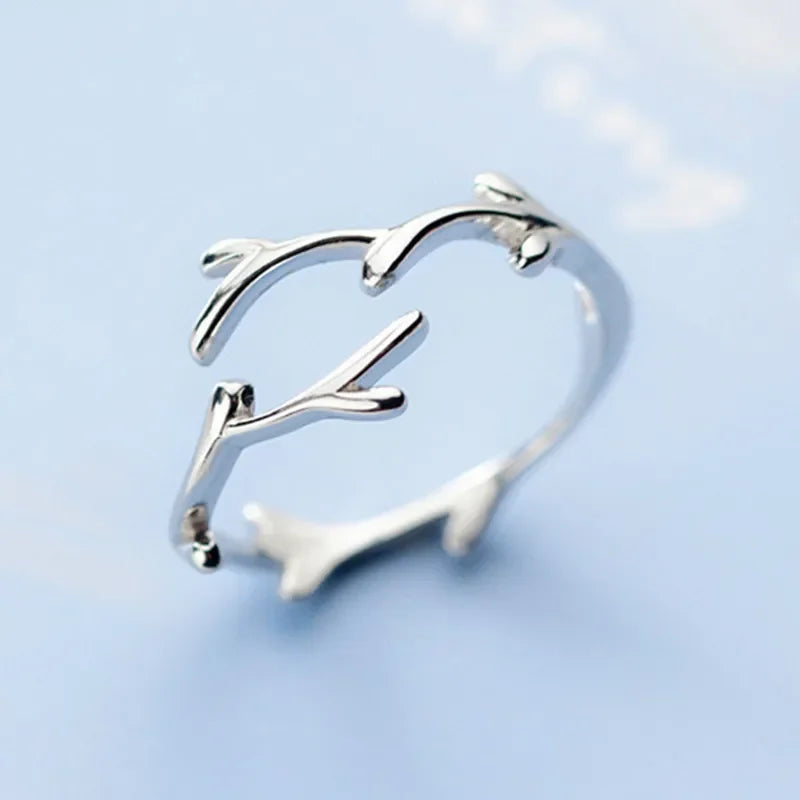 Thorn Wrapped Open Ring for Gothic Punk and Dark Romantic Fashion