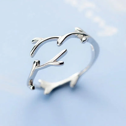 Thorn Wrapped Open Ring for Gothic Punk and Dark Romantic Fashion