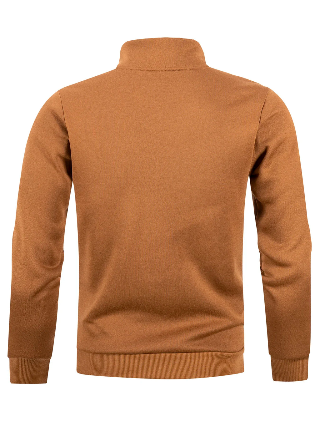 Men's Quarter Zip High Neck Minimalist Knit Casual Sweater Pullover