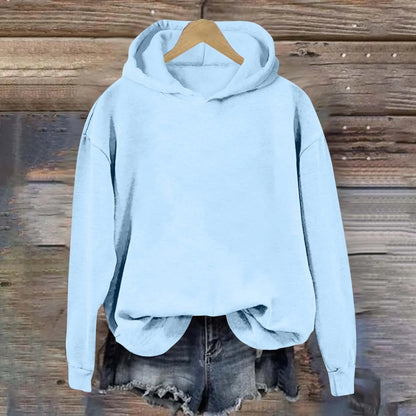 Oversized Minimalist Pullover Hoodie with Relaxed Fit for Everyday Casual Streetwear