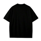 Oversized Dark Fantasy Graphic Cotton T-Shirt with Vintage Metal-Inspired Streetwear