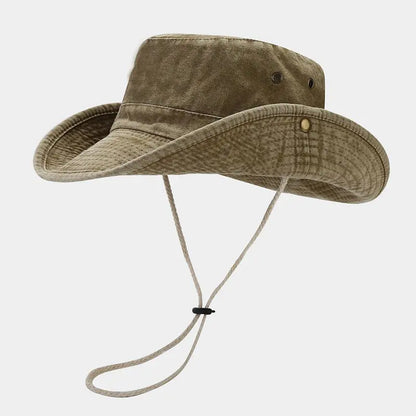 Classic Cotton Bucket Hat with Wide Brim for Casual Travel and Everyday Outdoor Wear