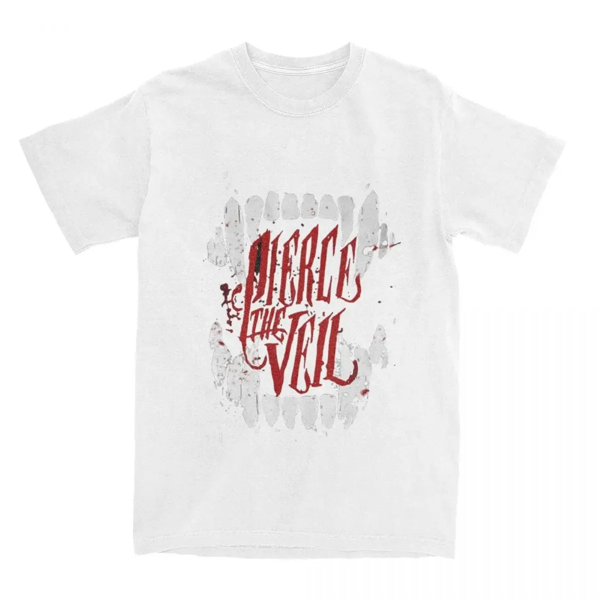 Distressed Typography Graphic Cotton Streetwear T-Shirt with Vintage Edge Design