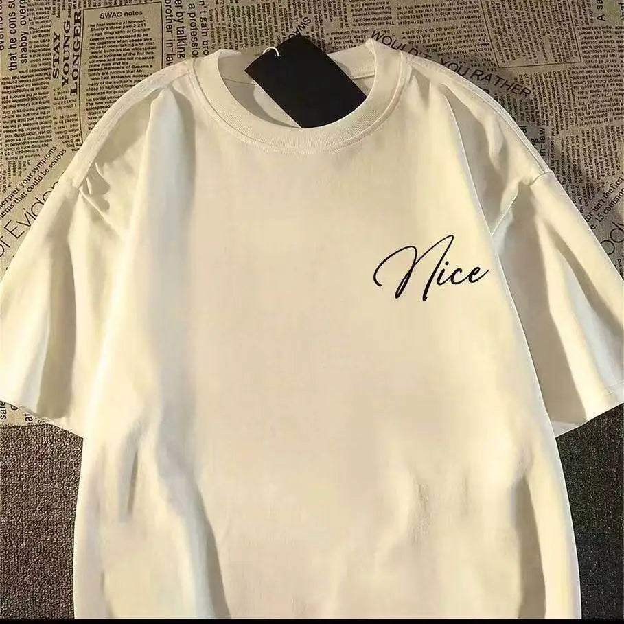 Oversized Skeletal Hand Graphic Cotton T-Shirt with Artistic Streetwear Print