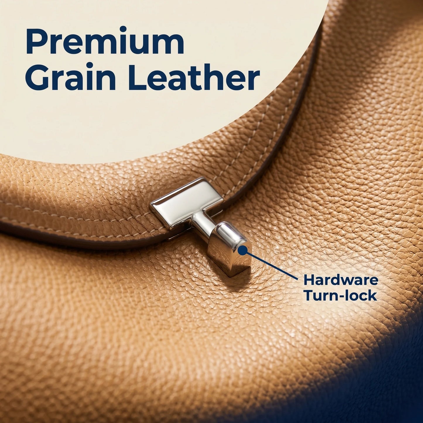 Soft Leather Bowling Shoulder Tote Bag with Convertible Carry Design