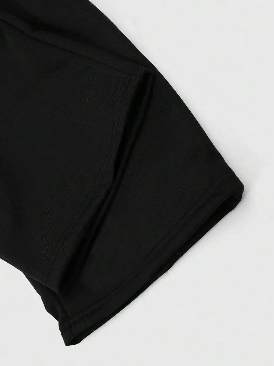 Loose Fit Drawstring Sweatpants with Graphic Print Relaxed Streetwear Jogger Pants