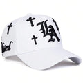 Embroidered Graphic Baseball Cap with Adjustable Fit for Contemporary Streetwear Casual Fashion Style