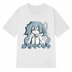 Kawaii Anime Casual Oversized Graphic Streetwear Fashion Tee