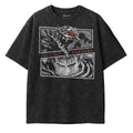 Retro Anime Goth Panel Graphic Oversized Streetwear Tee
