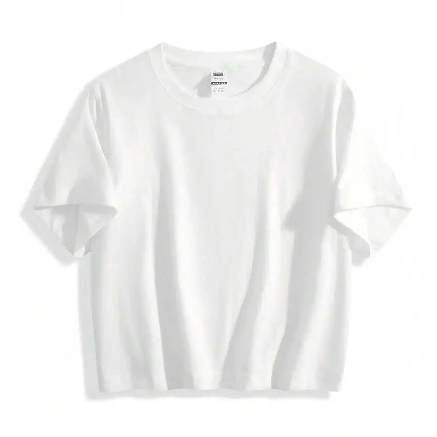 Butterfly Graphic Crop Tee with Relaxed Fit and Casual Streetwear Appeal