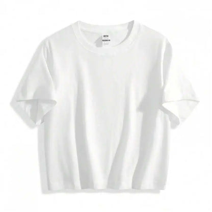 Butterfly Graphic Crop Tee with Relaxed Fit and Casual Streetwear Appeal