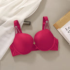 Smooth Contour Push-Up Bra and Crystal Embellished Statement Thong Set