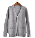 Women's Relaxed Open Front Knit Cardigan with Long Sleeve Everyday Silhouette