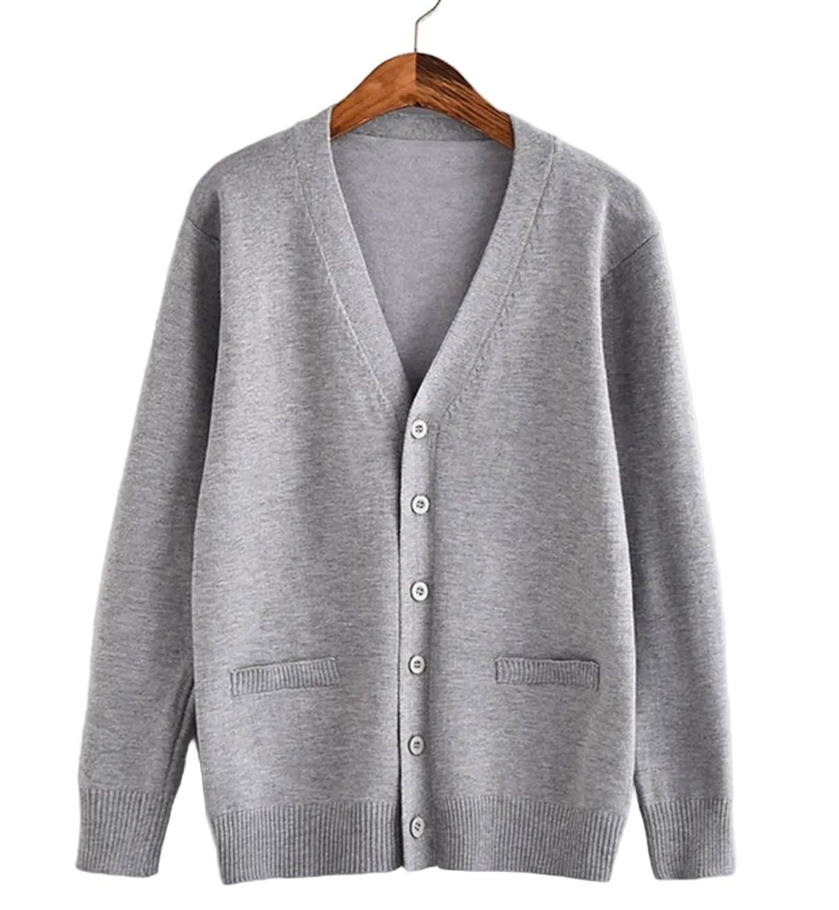 Women's Relaxed Open Front Knit Cardigan with Long Sleeve Everyday Silhouette