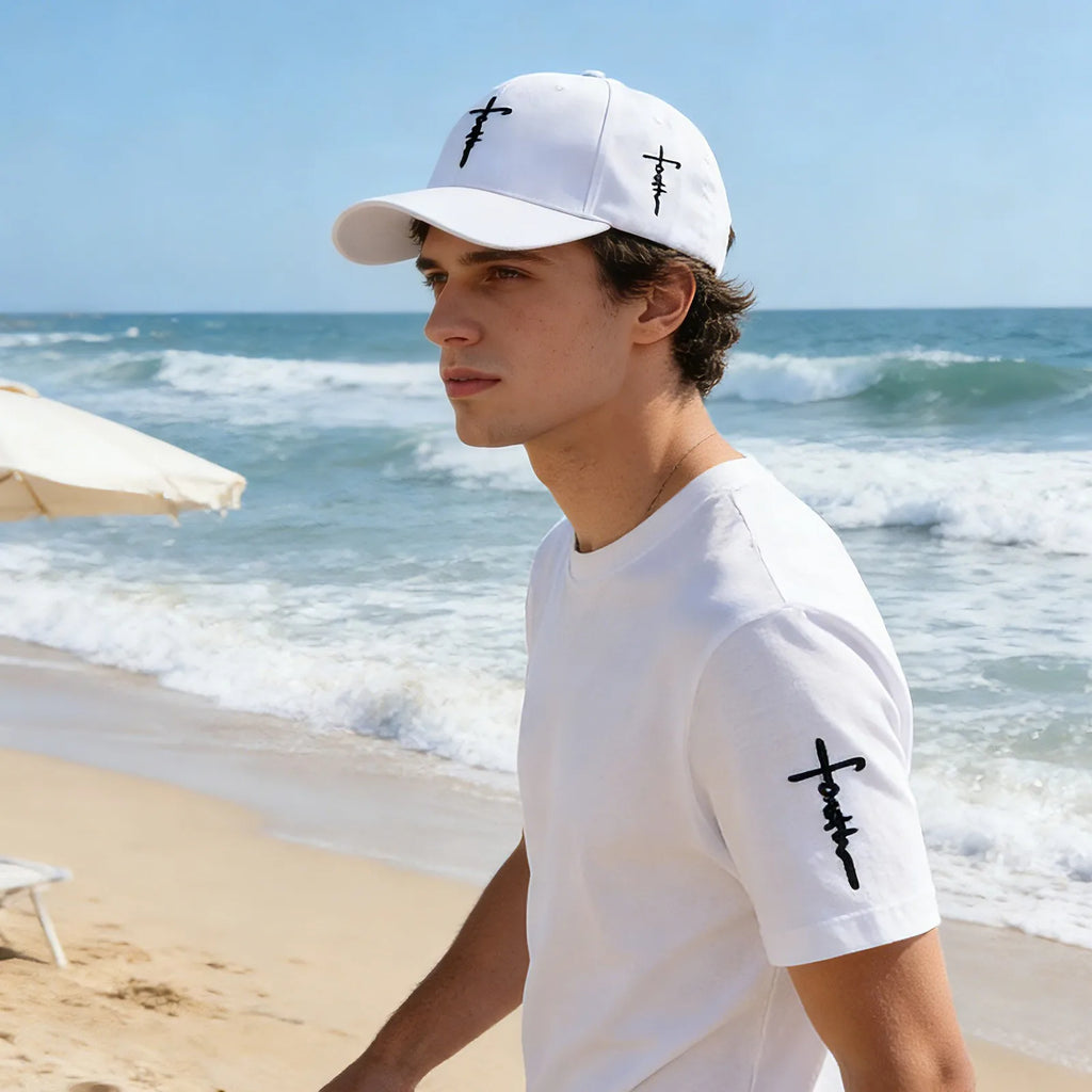 Minimalist Embroidered Baseball Cap Adjustable Curved Brim Casual Streetwear Everyday Hat