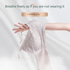 Wire-Free Jacquard Maternity Nursing Bra with Front-Drop Clips