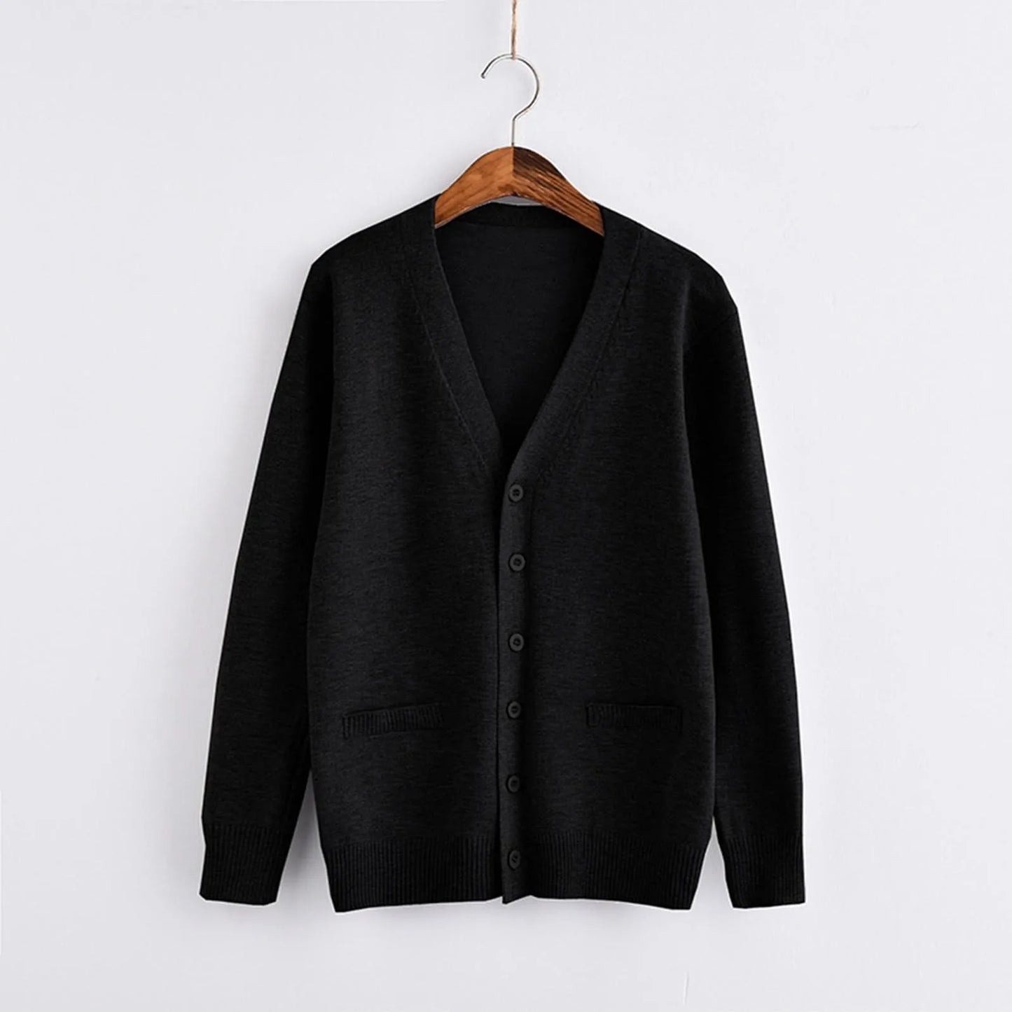 Women's Relaxed Open Front Knit Cardigan with Long Sleeve Everyday Silhouette