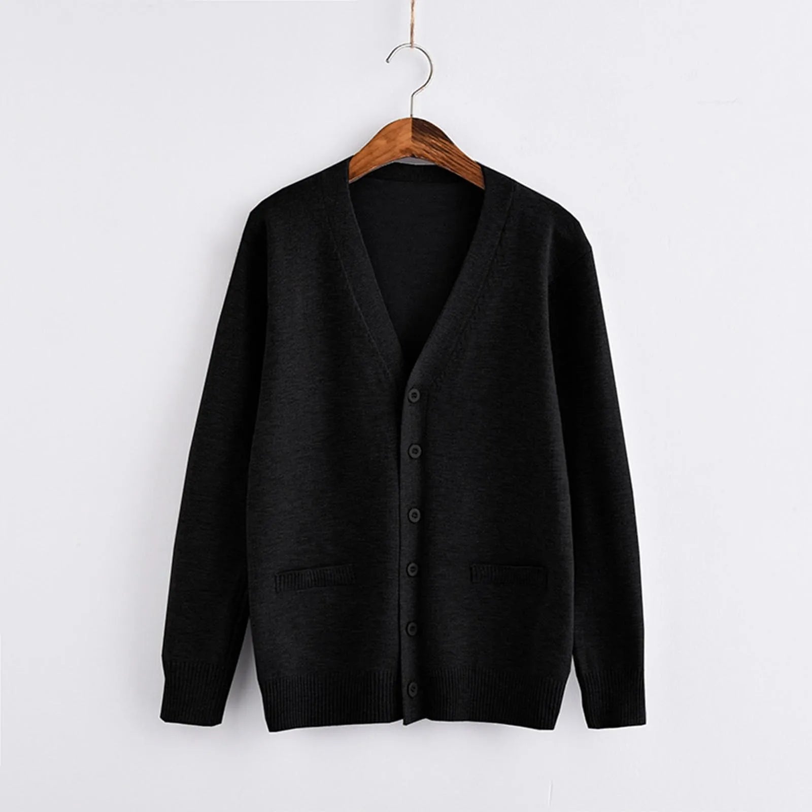 Women's Relaxed Open Front Knit Cardigan with Long Sleeve Everyday Silhouette
