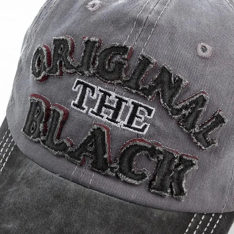 Unisex Vintage Washed Baseball Cap with Embroidered Detail for Everyday Casual Streetwear Style