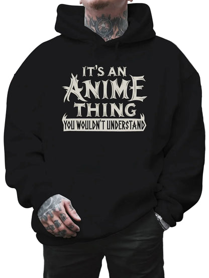 Anime-Inspired Statement Hoodie with Bold Manga Streetwear Typography