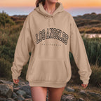 Oversized Collegiate Graphic Hoodie with Relaxed Fit for Everyday Streetwear