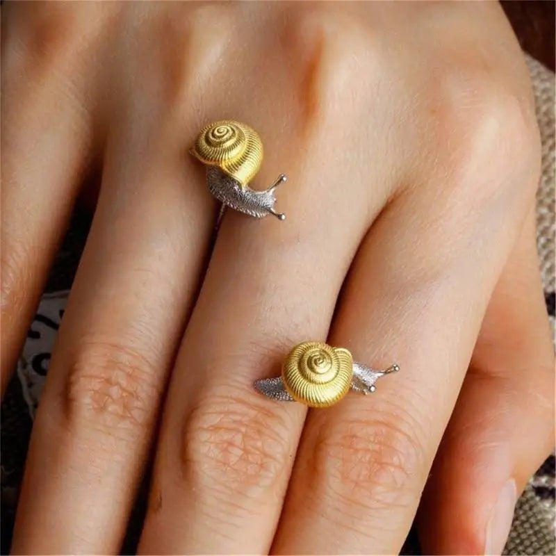 Whimsical Snail Stud Earrings for Fairy Grunge and Nature Inspired Styling