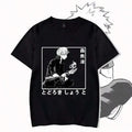 Dark Anime Manga Panel Oversized Streetwear Graphic Cotton T-Shirt