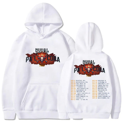 Oversized Graphic Hoodie With Vintage Inspired Front And Back Artwork
