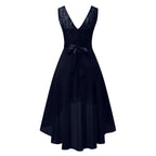Layered Handkerchief Hem Feminine Alternative Midi Dress