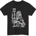 Anime-Inspired Gothic Maiden Graphic T-Shirt with Retro Manga Streetwear Aesthetic
