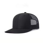 Breathable Mesh Trucker Cap Adjustable Curved Brim Casual Outdoor Streetwear Hat