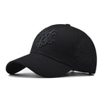 Structured Embroidered Baseball Cap with Decorative Geometric Details for Contemporary Streetwear Fashion