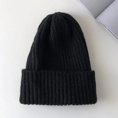 Soft Acrylic Ribbed Knit Beanie for Everyday Casual Streetwear Winter Fashion and Comfort