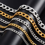 Classic Link Chain Necklace for Gothic Punk and Alternative Styling