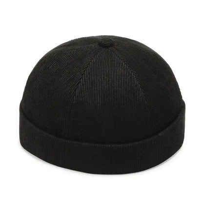 Minimalist Brimless Polyester Knit Beanie for Everyday Casual Streetwear Four Season Fashion Style