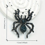 Gothic Crystal Spider Brooch for Dark Feminine and Alternative Styling