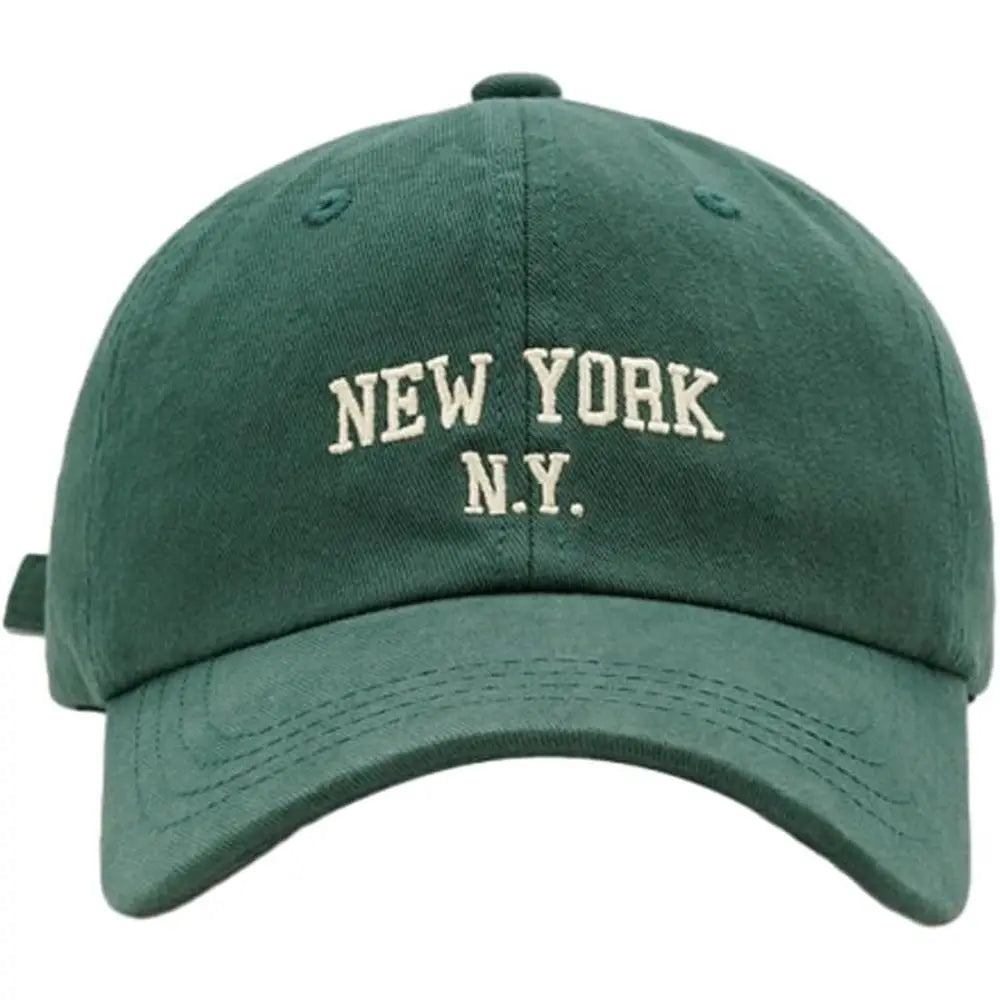 Vintage Embroidered Baseball Cap Adjustable Curved Brim Casual Streetwear Everyday Hat