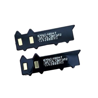 Cyber Grunge Graphic Hair Clip Set Alternative Streetwear Statement Accessories