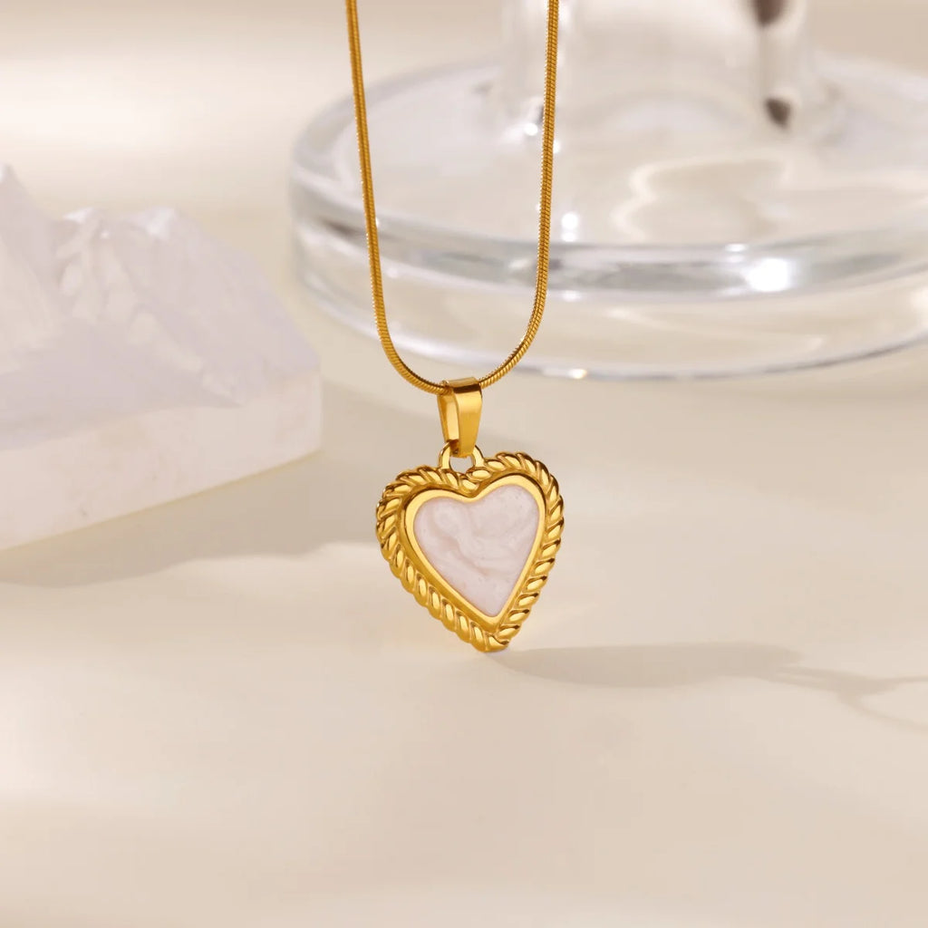 Layered Heart Pendant Necklace for Dark Feminine and Alternative Fashion