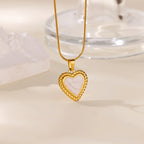 Layered Heart Pendant Necklace for Dark Feminine and Alternative Fashion