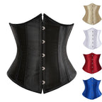 Classic Underbust Corset Belt with Structured Panels and Waist-Defining Silhouette