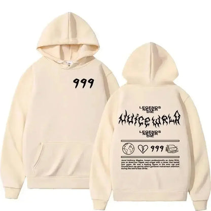 Oversized Back Graphic Hoodie with Minimal Front Detail Streetwear Design