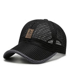 Unisex Breathable Mesh Snapback Baseball Cap for Casual Outdoor Sports and Everyday Wear