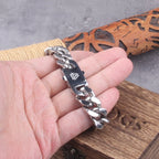 Heavy Cuban Link Chain Bracelet for Punk and Alternative Streetwear Styling